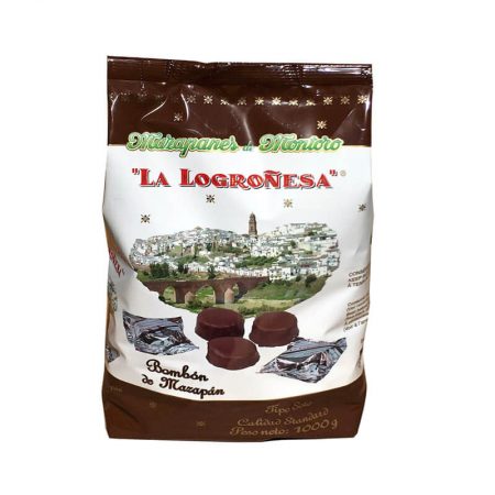mazapanes de Montoro con chocolade La Logroñesa