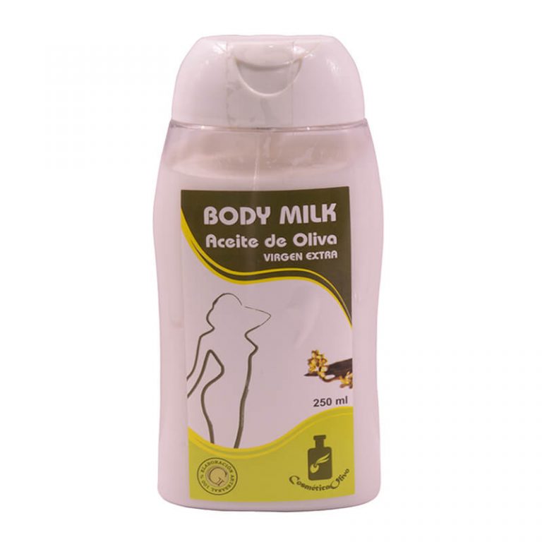 leche corporal con aceite de oliva virgen extra de Cosmética Olivo