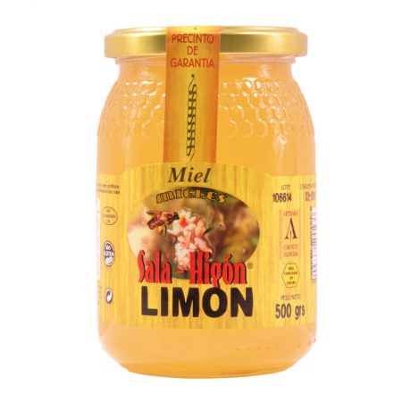 Bote de miel cruda de limón Sala e Higón de Valencia