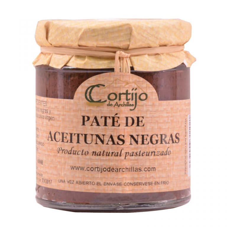 Paté de aceitunas negras de Cortijo de Archillas