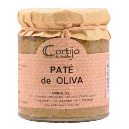 delicioso paté de olivas del Cortijo de Archillas