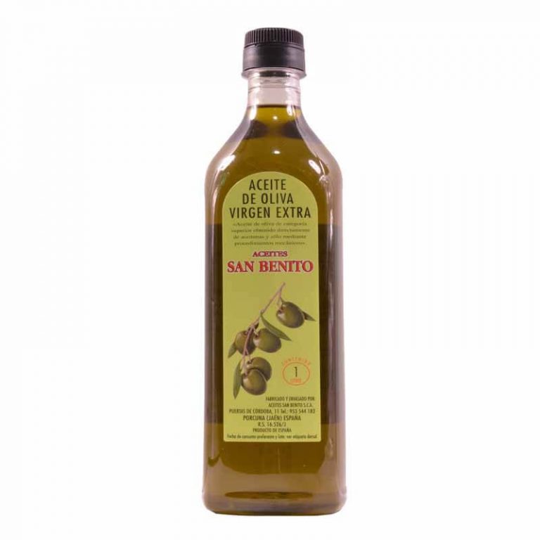 Bottle of 1 l of olive oil of San Benito