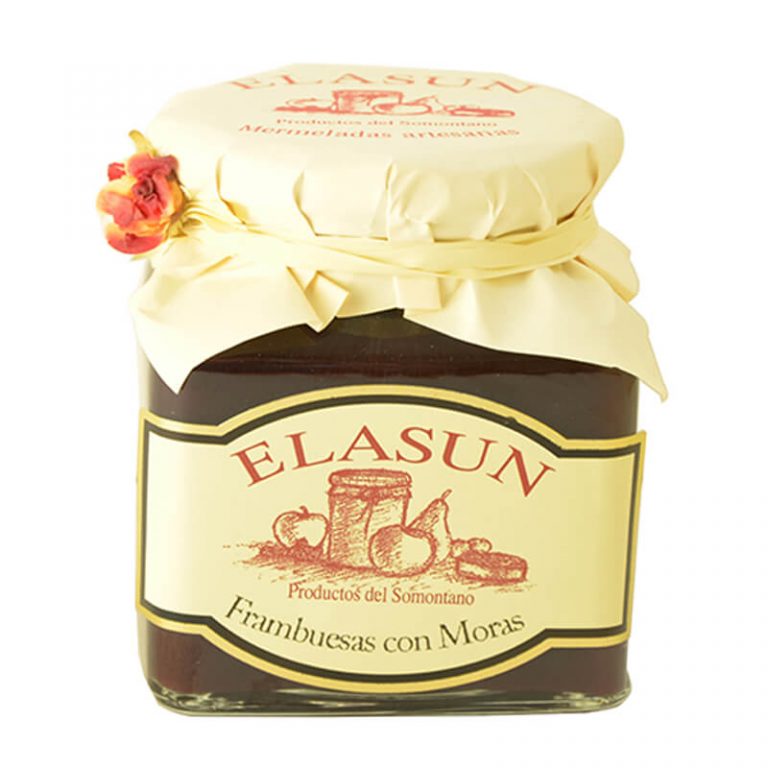 mermelada de frambuesa y mora de Elasun