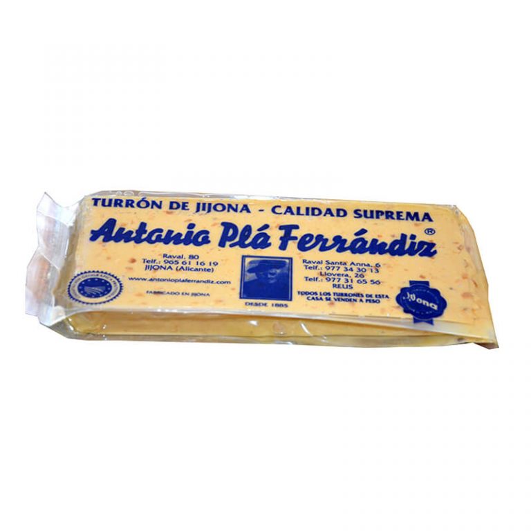 Turrón de almendra blando de Antonio Pla-Fernandiz
