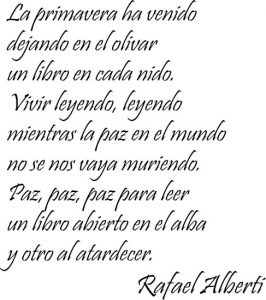 Otro poema de Rafael Alberti