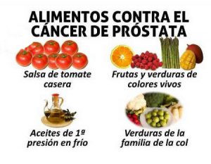 alimentos contra el cáncer de próstata