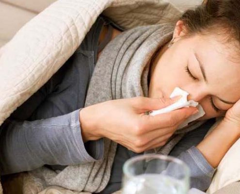 resfriado y dolor de garganta