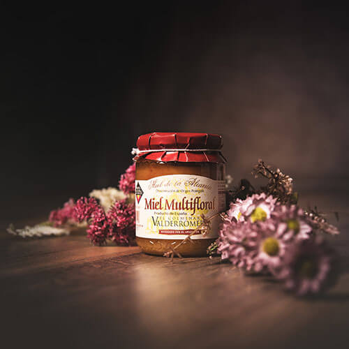 Bote de miel de mil flores con DO La Alcarria
