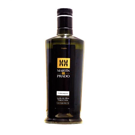 botella de aceite de oliva cobrançosa de Trujillo