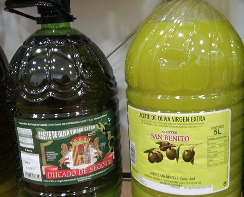 Aceite de oliva virgen extra congelado